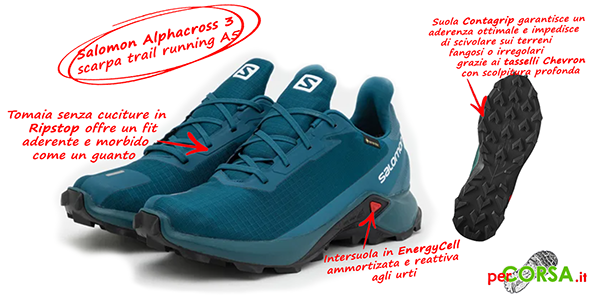 scarpa trail alphacross 3 caratteristiche